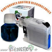 Kit Cartouche Rechargeable BROTHER LC22UC Cyan