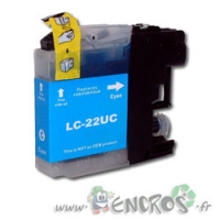 Brother LC22UC - Cartouche Compatible Brother LC22UC Cyan XL