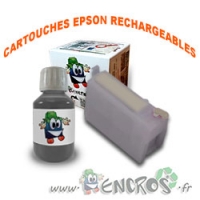 Kit Cartouche Rechargeable EPSON T7607 Noir Clair