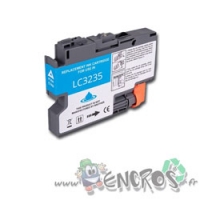 Brother LC3235C- Cartouche Compatible Brother LC3235C Cyan