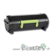 Toner compatible Noir Lexmark 62D2H00