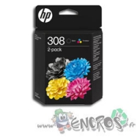 HP 6L6S6UE - Pack Cartouches d'encre HP 308 Noire Et Couleurs
