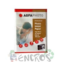 Papier photo brillant AGFAphoto 260g : boite de 20 feuilles A4 2