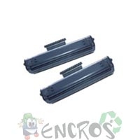 EP-22 - Lot de 2 toners compatibles type EP-22 / C4092A noir