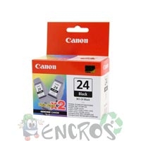 Canon BCI-24 BK - LOT de 2 cartouches Canon BCI-24BK noirs