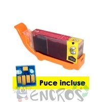 Cartouche compatible AVEC PUCE CLI-521M