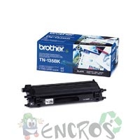 Brother TN-135 BK - Toner Brother TN-135BK noir (grande capacite