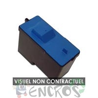 Cartouche compatible noir pour imprimantes Dell equivalente au m