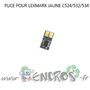 puce_jaune_lexmark_c524_c532_c534