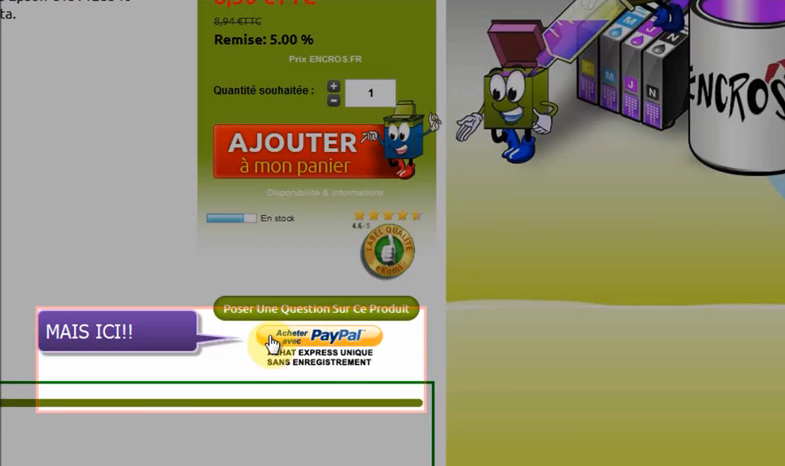 Acheter un produit en express sur Encros sans se connecter au site? C'est possible!!