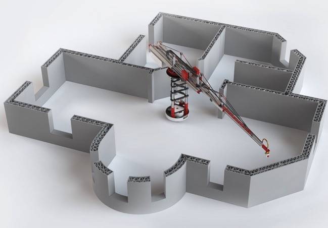 Apis-Cor : l'imprimante 3D mobile imprimant des maisons