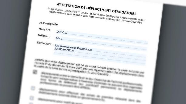 Comment obtenir une attestation de déplacement dérogatoire sans imprimante