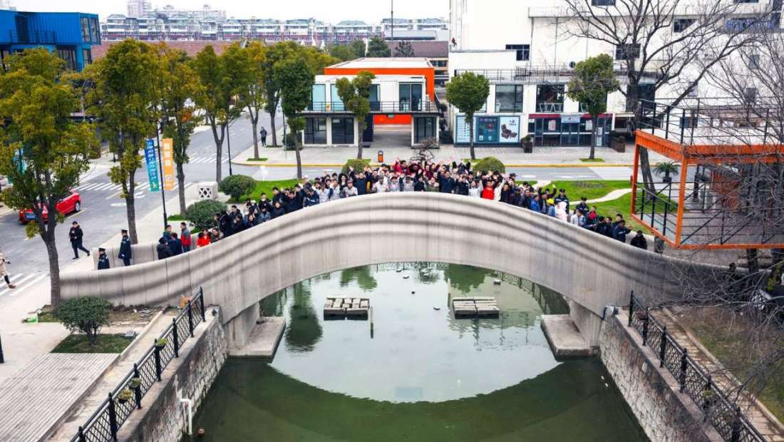Le plus long pont imprimé du monde voit le jour