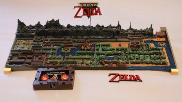 Le monde de Zelda s'imprime en 3D
