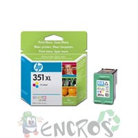 HP 351 XL - Cartouche d'encre HP numero351XL CB338EE Vivera coul