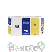 HP 90 - Cartouche d'encre HP numero90 C5064A jaune (225ml)