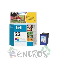 HP 22 - Cartouche d'encre HP numero22 C9352A couleur