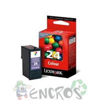 Lexmark 24 - Cartouche d'encre Lexmark numero24 018C1524E couleu