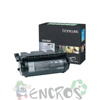 Lexmark 12A7460 - Toner Lexmark 12A7460 noir (capacite simple)
