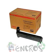 OKI C3200 - Tambour OKI 42126665 noir