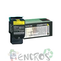 Lexmark 0C540H1YG - Toner Lexmark 0C540H1YG LRP jaune (grande ca
