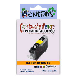 Cartouche d'encre compatible jaune (sans puce) equivalente au mo