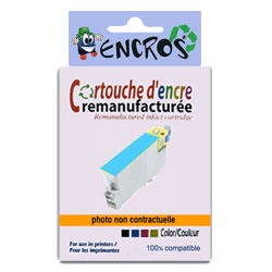 Cartouche compatible de qualite Encros EP103 photo cyan