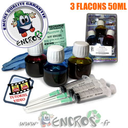 Kit Encre Couleur Recharge HP 110