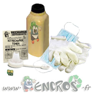 Kit Toner Jaune Compatible HP COLOR LASERJET CP1525