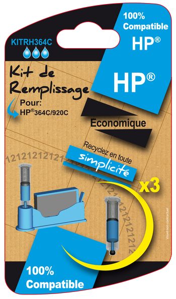 Station de recharge facile Cyan pour cartouche Hp364/920