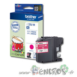 Brother LC22UM - Cartouche d'Encre Brother LC22UM Magenta XL