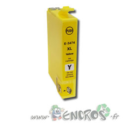 Epson T3474 - Cartouche Compatible XL Epson T3474 jaune
