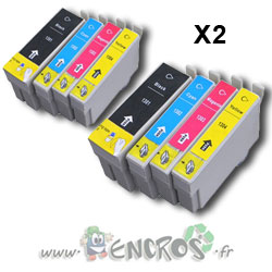 PACK 8 cartouches compatibles EPSON EP153-EP156