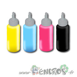 Pack Bouteilles d'Encre Compatibles Pour Epson Ecotank Universelles x4