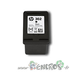 HP 302 - Cartouche d'encre de marque HP n°302 / F6U66AE noire