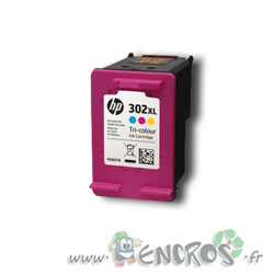 HP 302XL - Cartouche d'encre de marque HP n°302XL / F6U67AE tricolore
