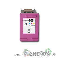 HP 303XL - Cartouche Compatible HP 303XL Tricolore