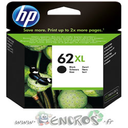 HP 62 - Cartouche d'encre HP numero 62XL C2P05AE Vivera noir