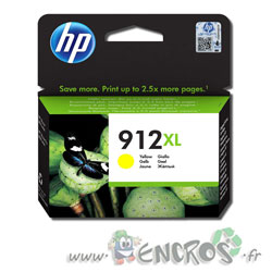 HP 912XL - Cartouche d'Encre HP 912XL Jaune