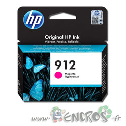 HP 912 - Cartouche d'Encre HP 912 Magenta