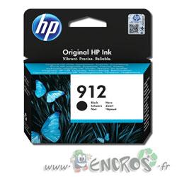 HP 912 - Cartouche d'Encre HP 912 Noire