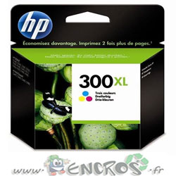 HP 300XL - Cartouche d'encre HP CC644EE couleurs (grande capacité)