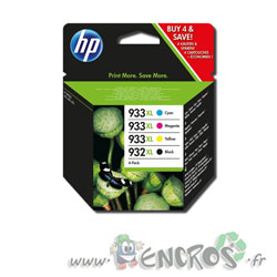HP 932-933XL - Pack Cartouches d'encre HP 932-933XL CMNJ