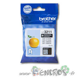 Brother LC3211BK - Cartouche d'encre Brother LC3211BK Noire
