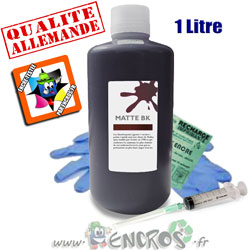 Bouteille 1L Encre universelle pour EPSON Matte Black