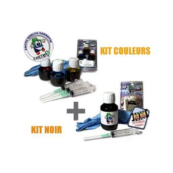 Pack Kit Encre HP 301 - 302 Couleur et Noir