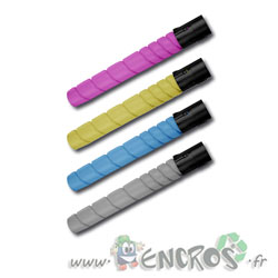 Konica Minolta TN-321 - Pack Toner Compatible Konica Minolta TN-321 Noir Et Couleurs