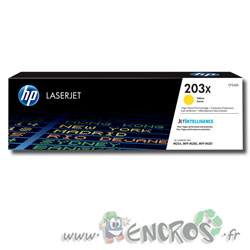 Toner HP 203X Couleur Jaune Grande Capacité