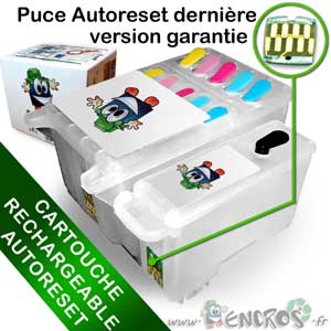 Cartouche Rechargeable pour Epson T026/T027 - Pack X2 Vides