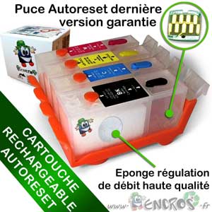 Cartouche Rechargeable pour HP 364 - Pack X4 Vides